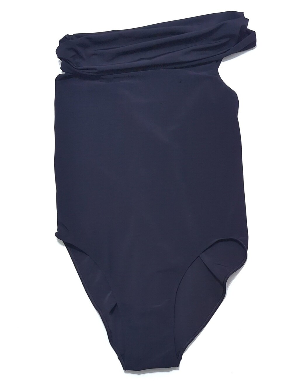 Rick Owens EDFU SS23 Athena One Shoulder One Piece Swimsuit Black IT46 US10 - Picture 5 of 8
